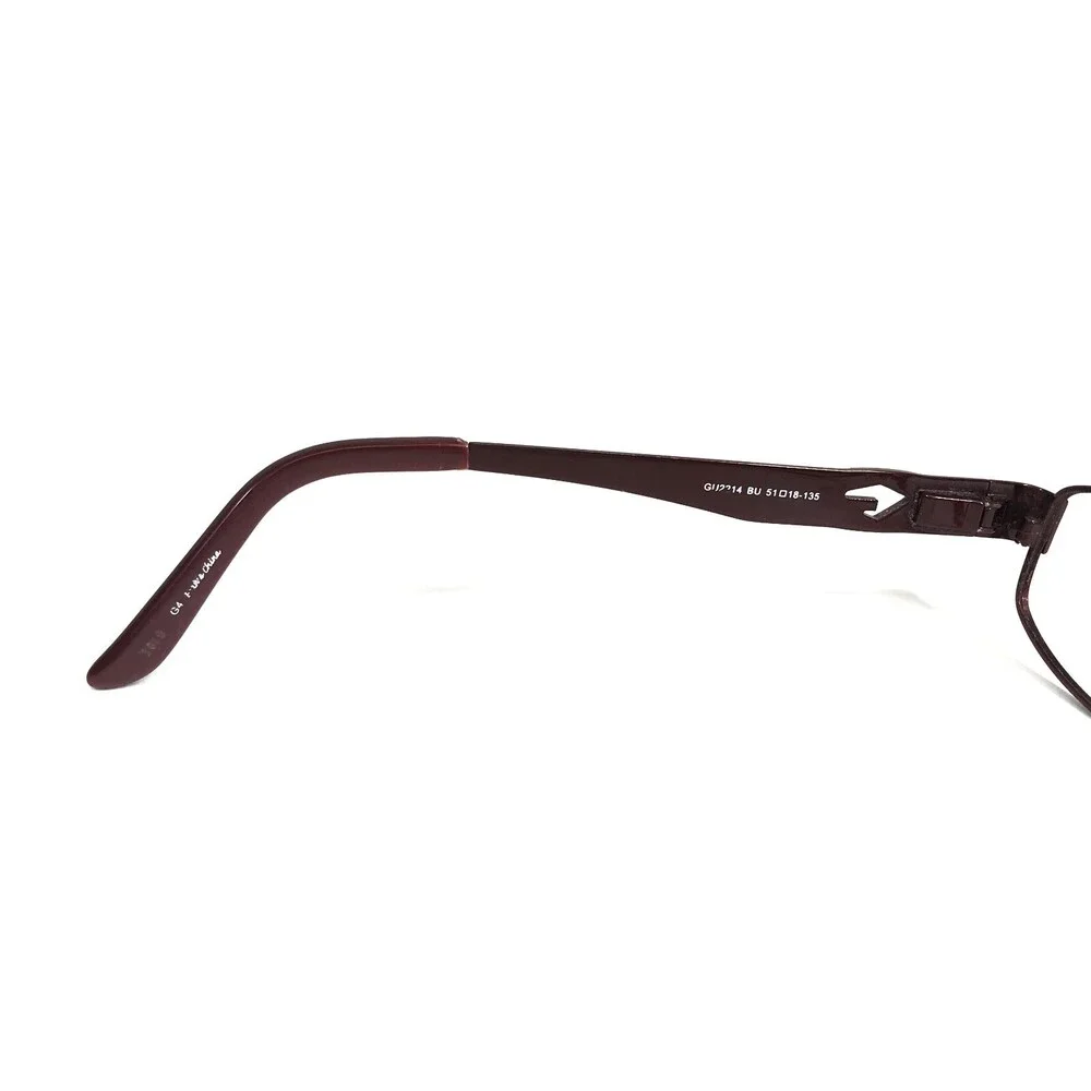 Guess Eyeglasses Frames GU2214 BU Red Rectangular Full Rim 51-18-135